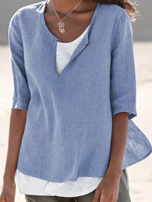 Luchtige Laagblouse