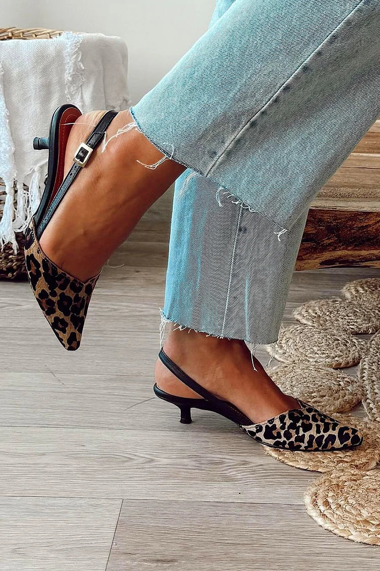 SERENA | SLINGBACK DIERENPRINT