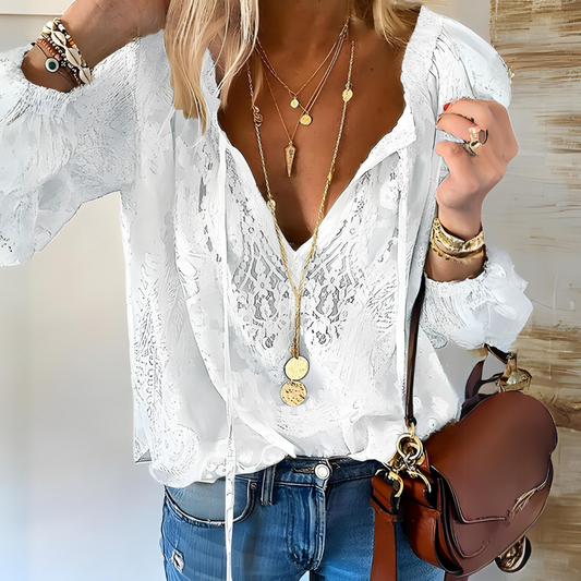 Blouse in boho-stijl