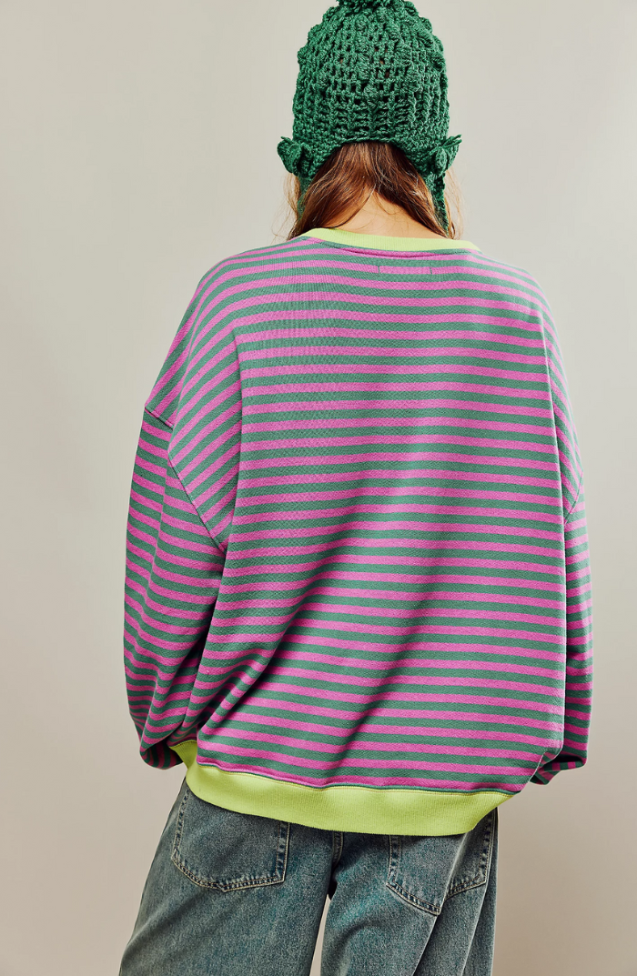 Mana | Gestreepte Oversized Trui