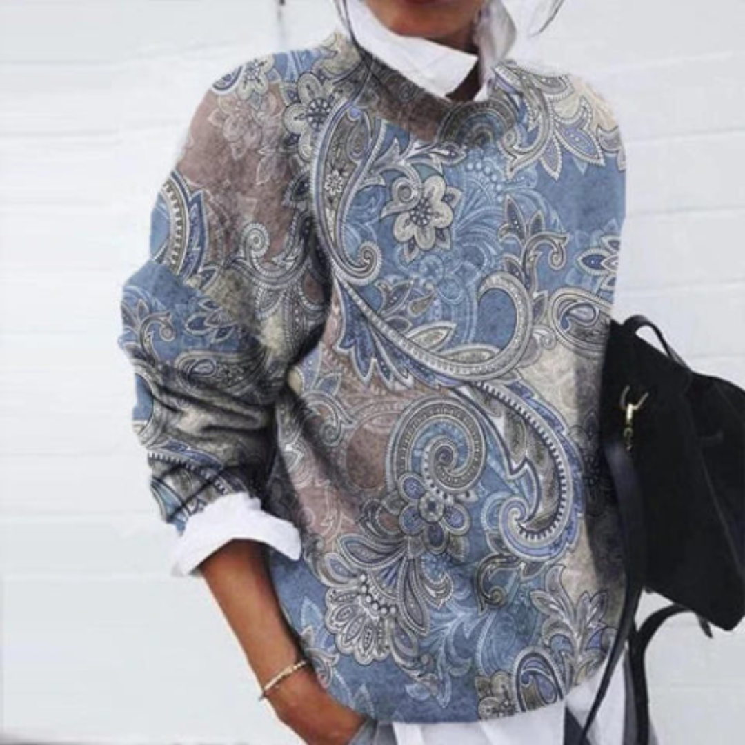 Wilma | Dames Bloemen Casual Trui
