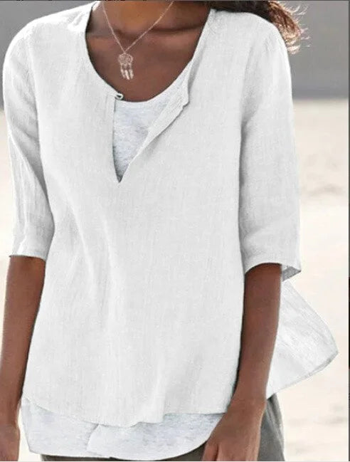 Luchtige Laagblouse