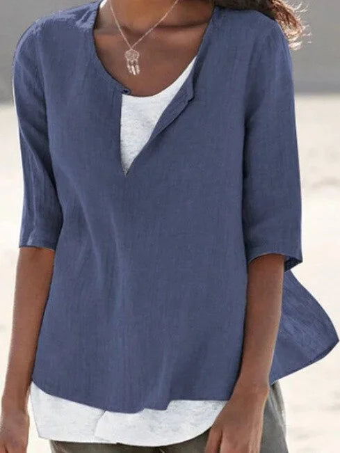Luchtige Laagblouse