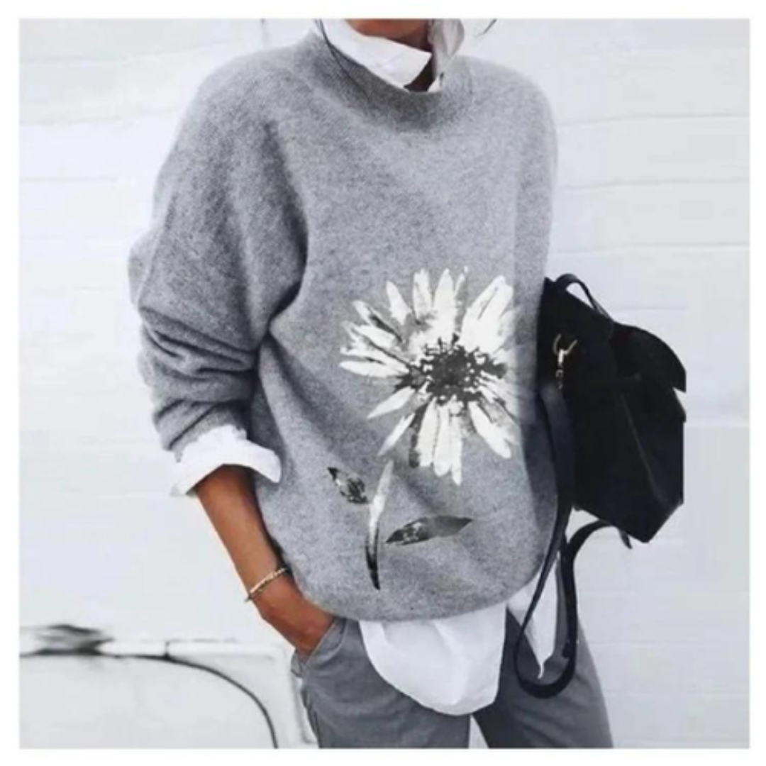 Wilma | Dames Bloemen Casual Trui