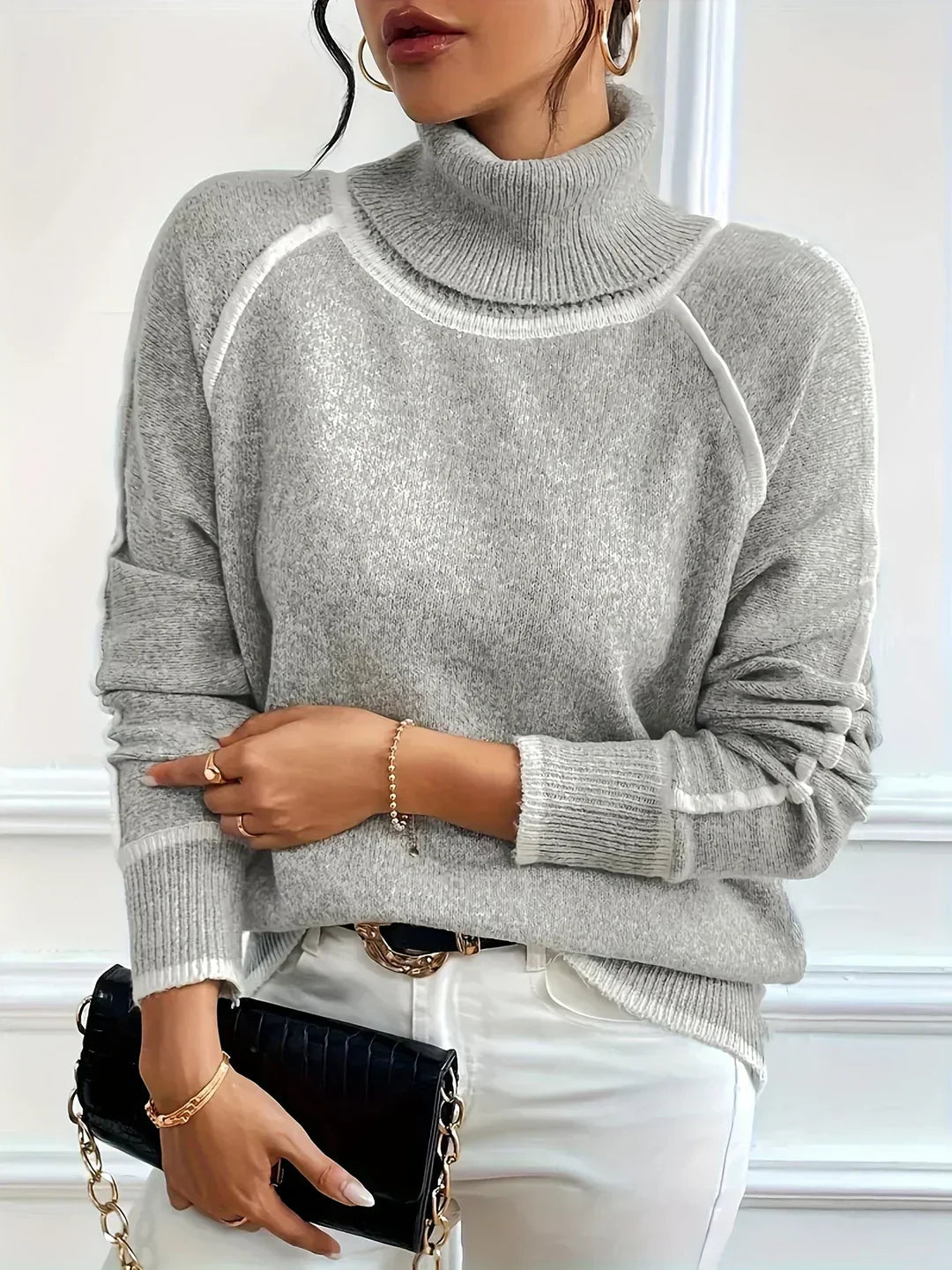 Elle | Knusse Turtleneck-Trui voor Dames