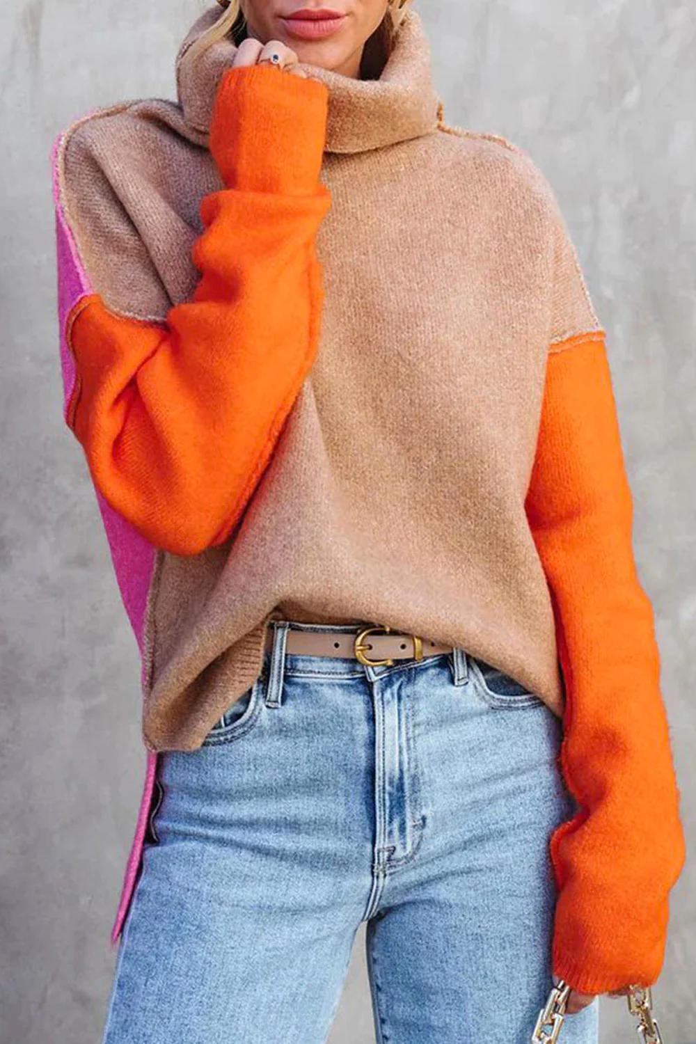 Cheryl | Dames Kleurblok Coltrui