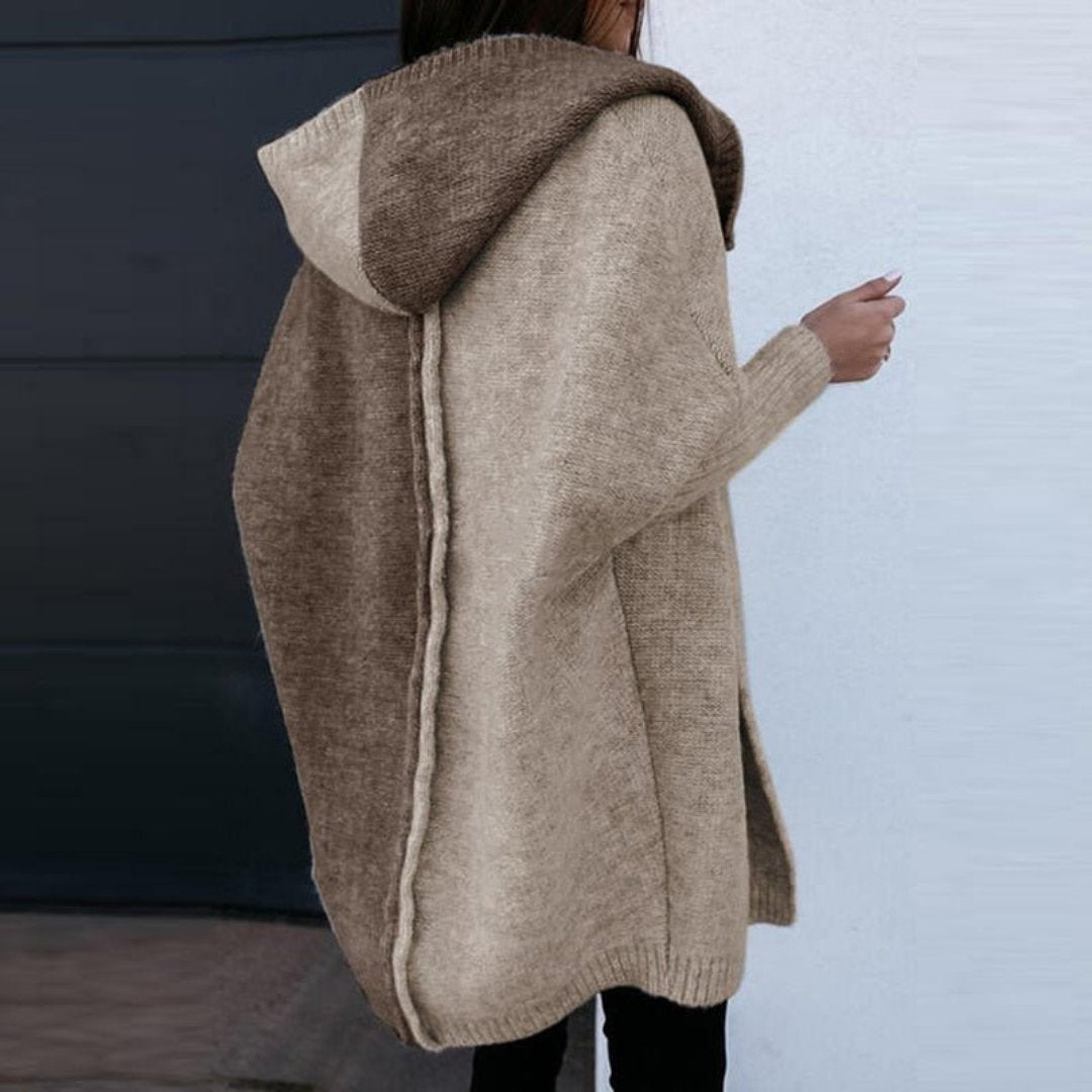 Amarina | Lang Warme Vest met Capuchon