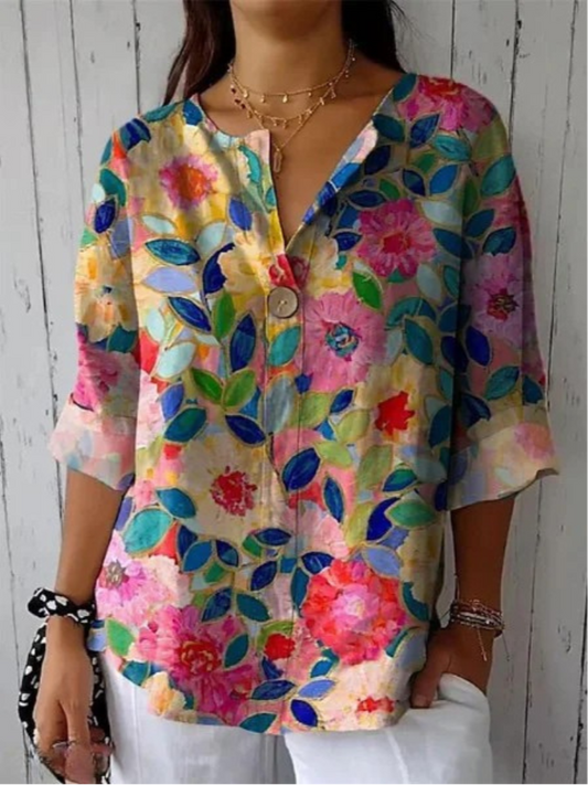 Arlene | Elegante blouse met bloemenprint