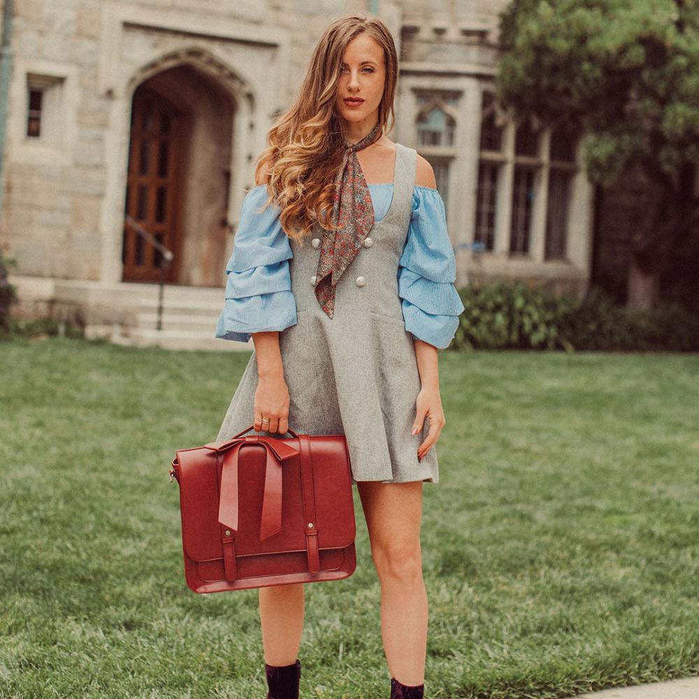 Roze | Trendy Leren Tas