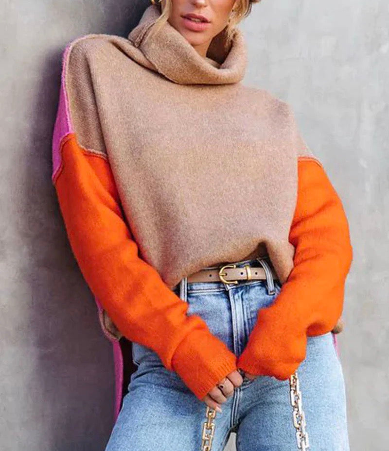 Cheryl | Dames Kleurblok Coltrui