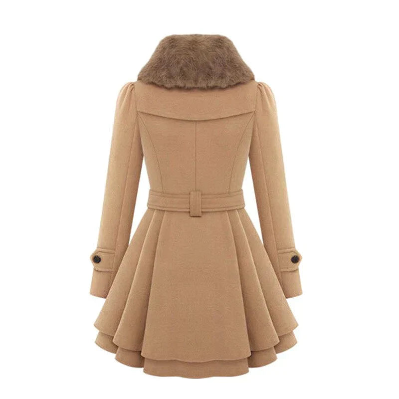 Yena | Stijlvolle trenchcoat met zachte voering