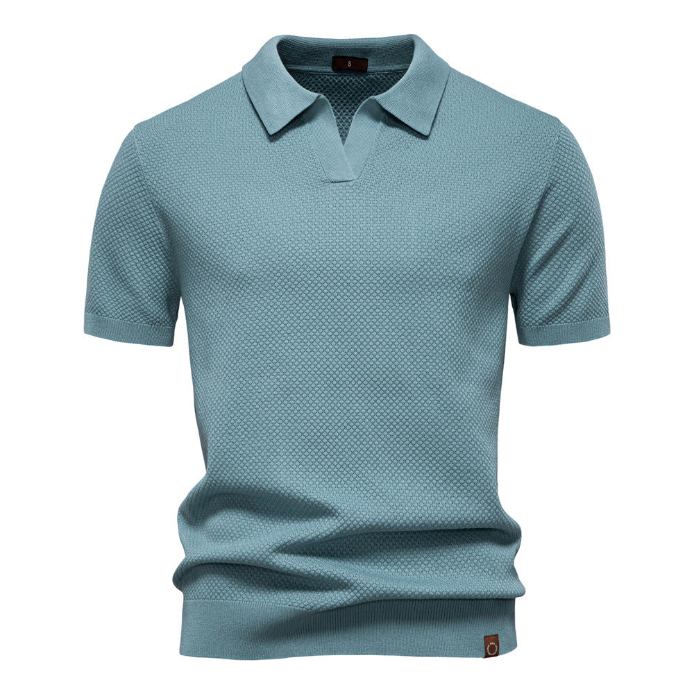 Ulrich | Gestructureerde Polo-Shirt