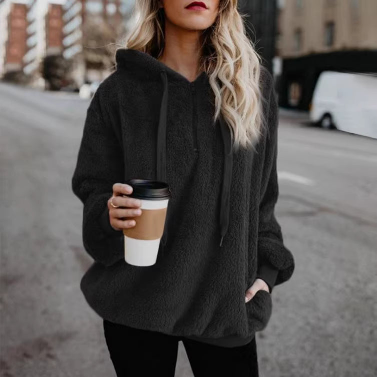 Opal | Stijlvolle Lange Mouwen Hoodie Jas