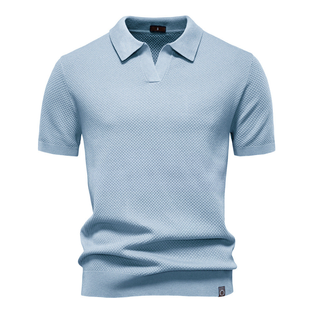 Ulrich | Gestructureerde Polo-Shirt