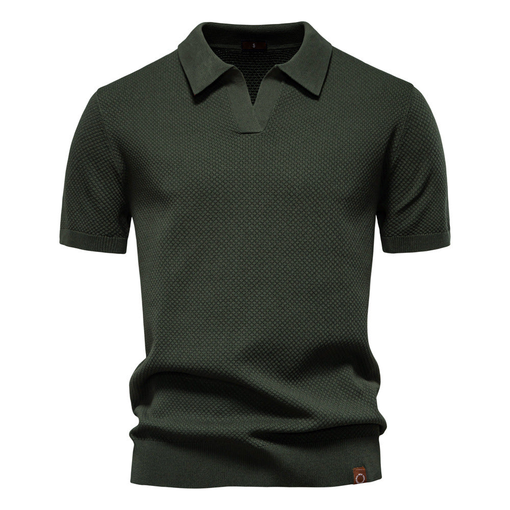 Ulrich | Gestructureerde Polo-Shirt