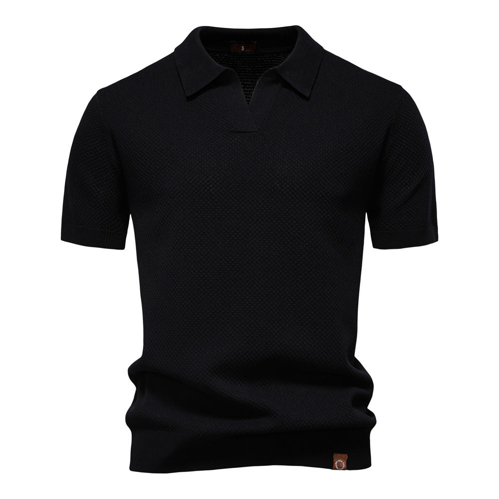 Ulrich | Gestructureerde Polo-Shirt