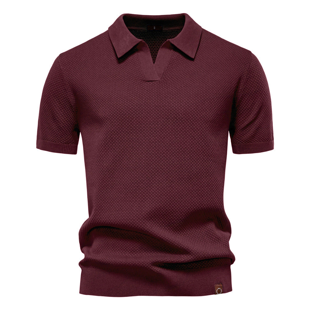 Ulrich | Gestructureerde Polo-Shirt