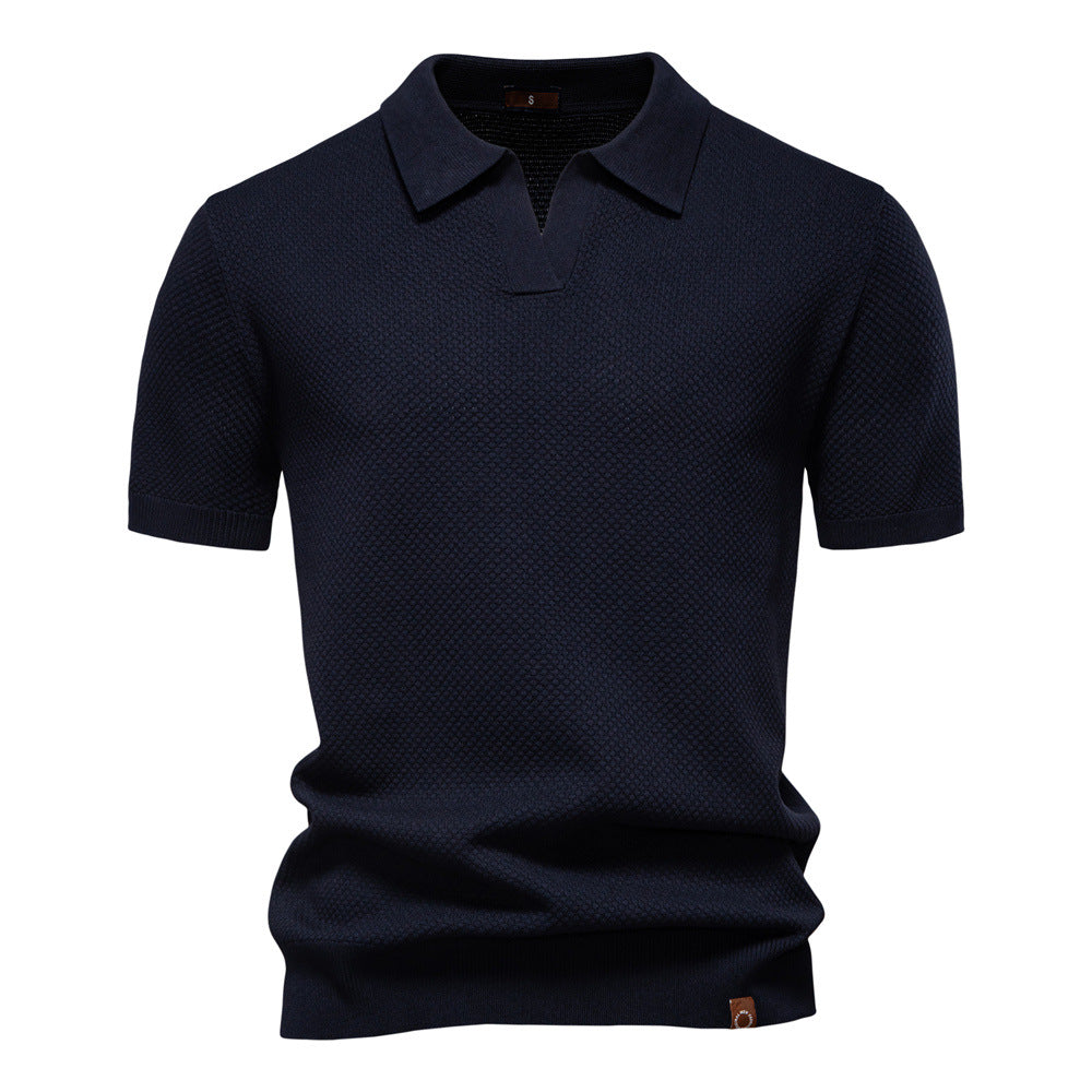 Ulrich | Gestructureerde Polo-Shirt