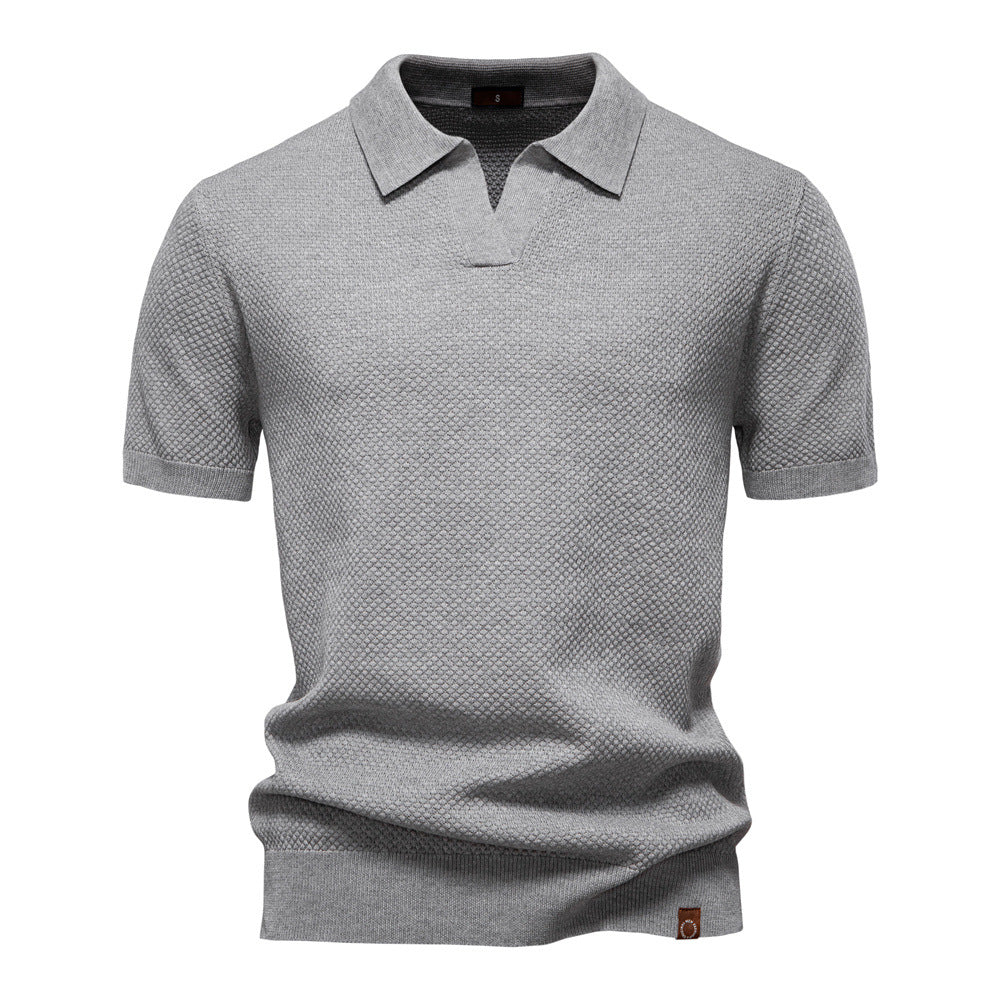 Ulrich | Gestructureerde Polo-Shirt
