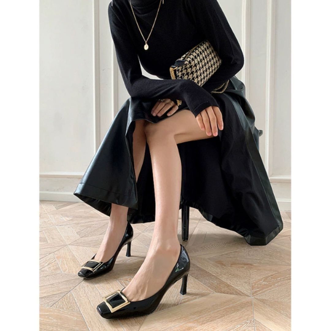 Teona™ | Elegante sandalen met vierkante neus en mid-heel voor een verfijnde stijl