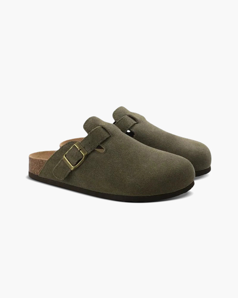 Oude Geld Suède Schoenen voor een Elegante en Klassieke Stijl