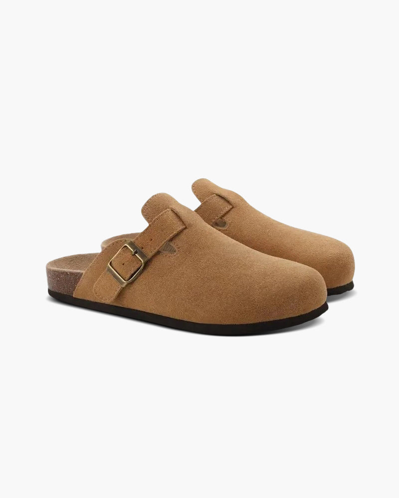 Oude Geld Suède Schoenen voor een Elegante en Klassieke Stijl