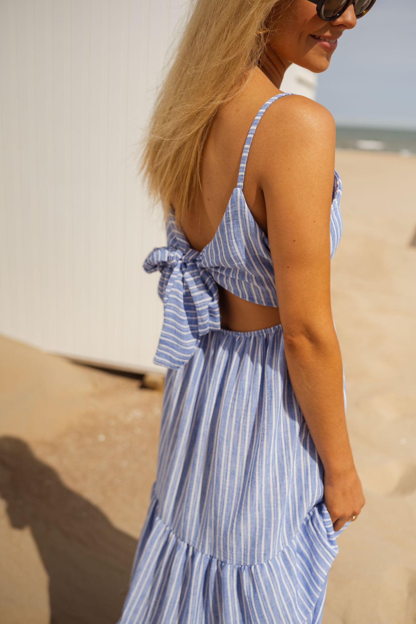 Lina | Gestreepte maxi-jurk