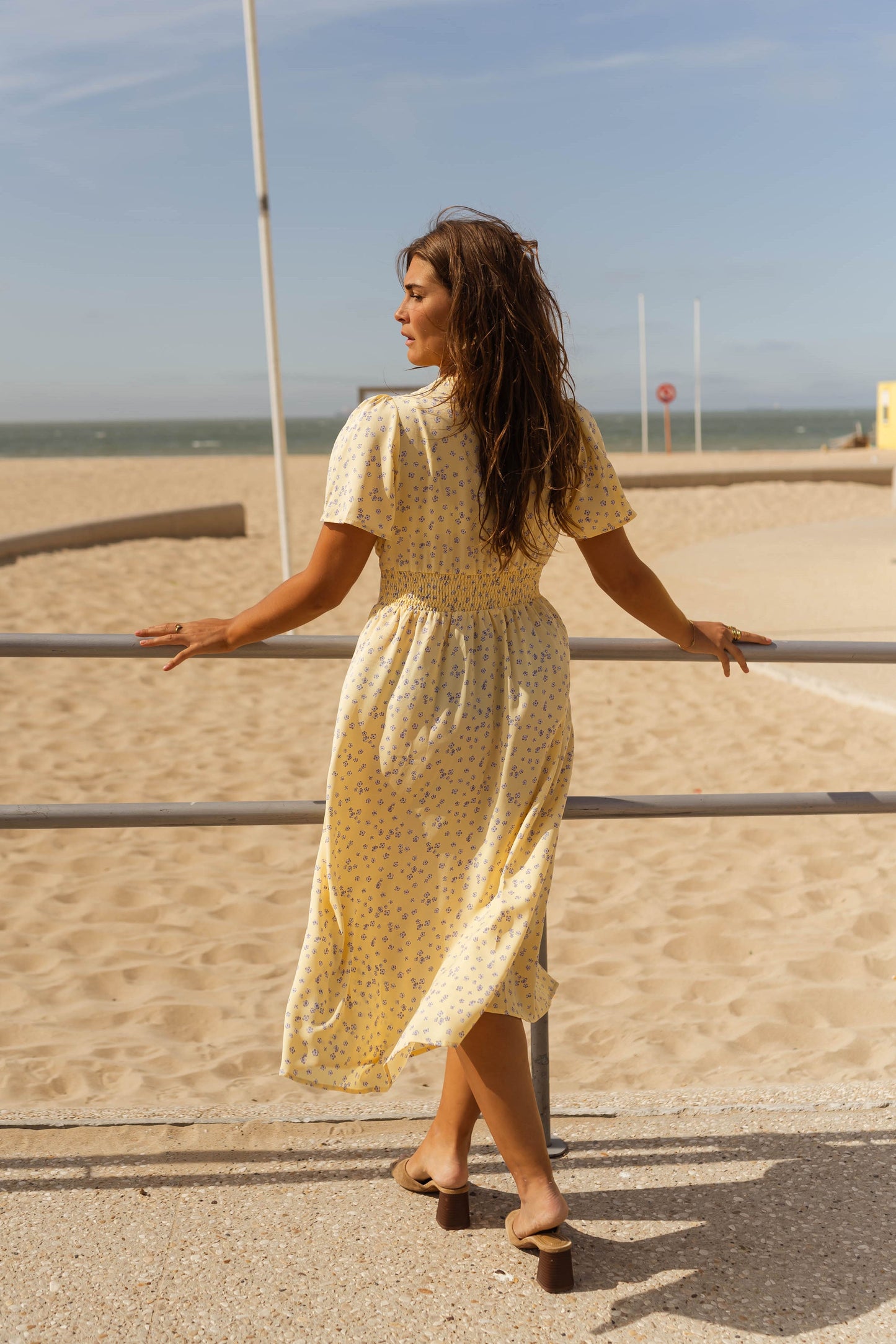 Diana™ | Het Gebloemde Zomer Midi-jurk