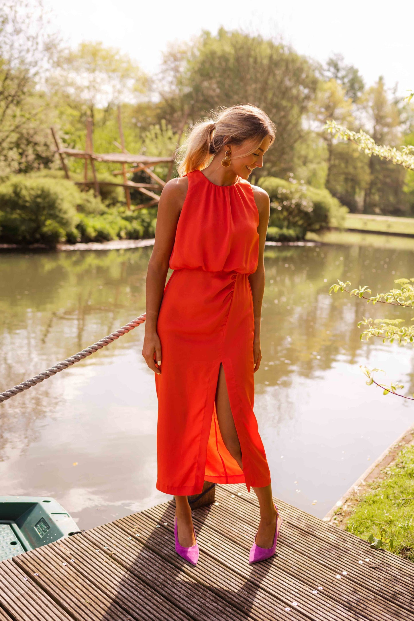 Lenora | Elegante midi-jurk