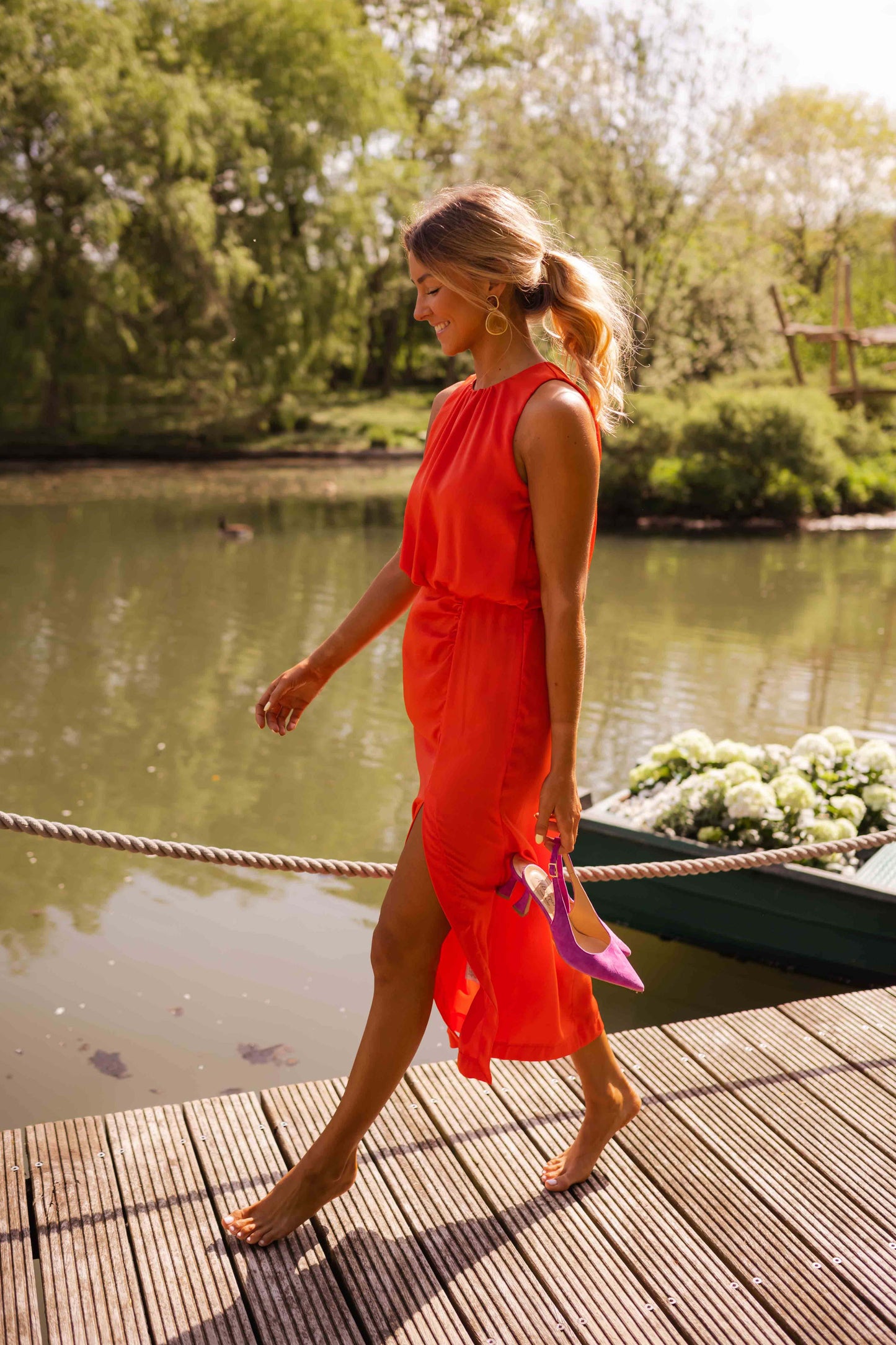 Lenora | Elegante midi-jurk