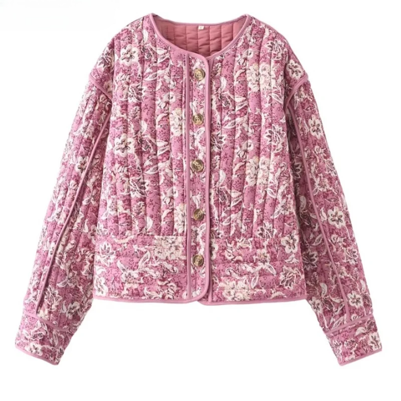 Evelyn | Elegante bloemenprint jas voor dames