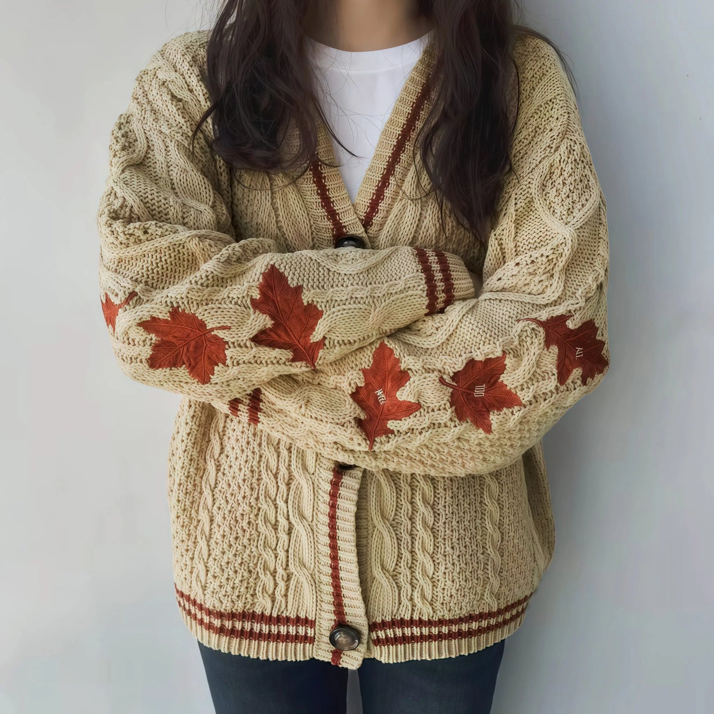 Francesca | Zachte geborduurde vest