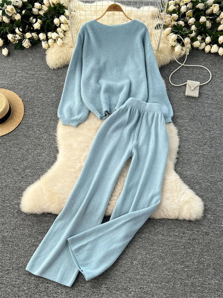 Mila | Elegante Trui & Broek Set