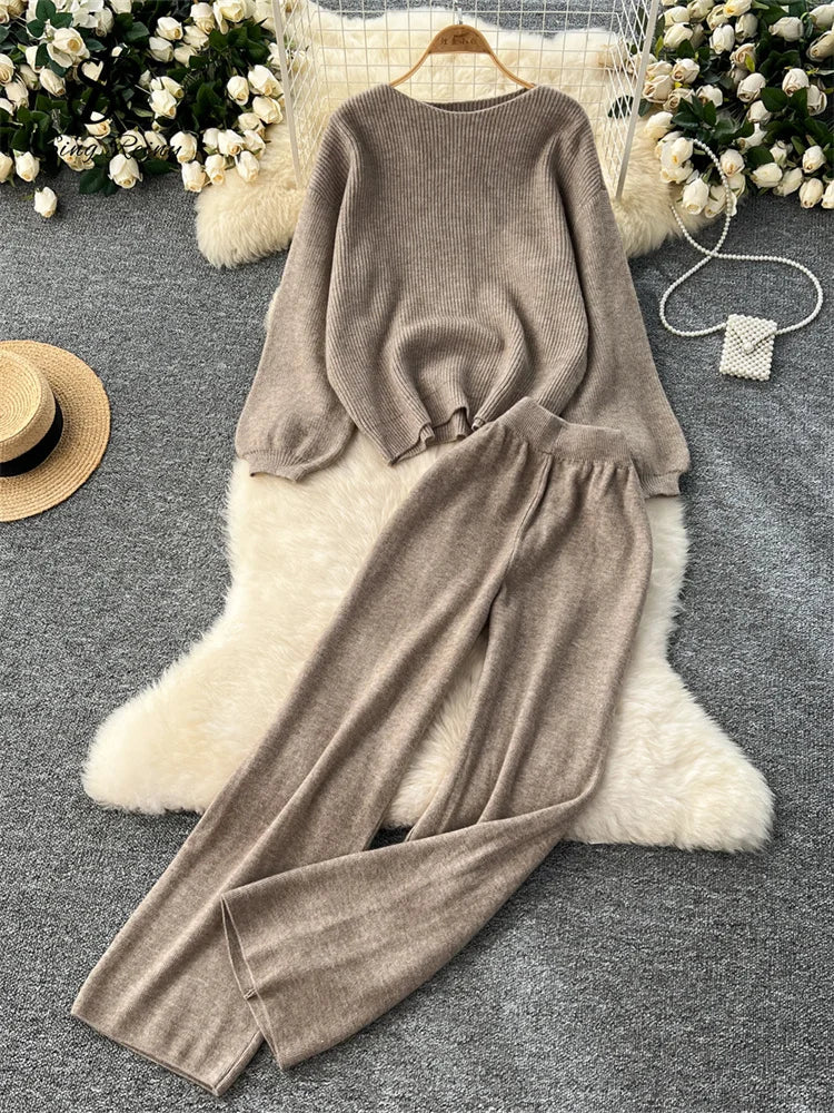 Mila | Elegante Trui & Broek Set