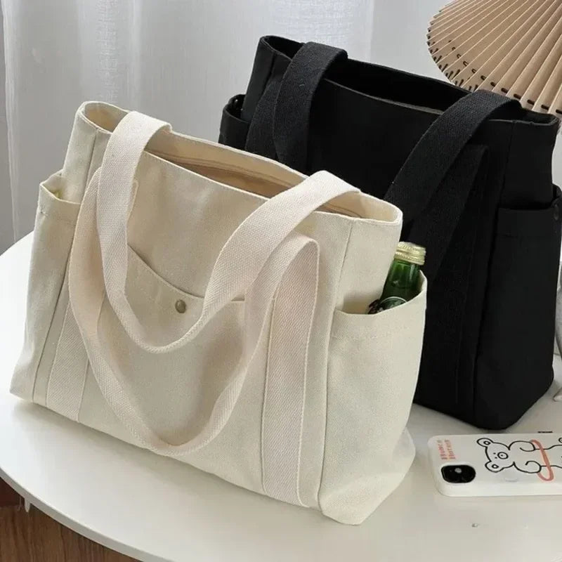 Teresa | Ruime canvas schoudertas
