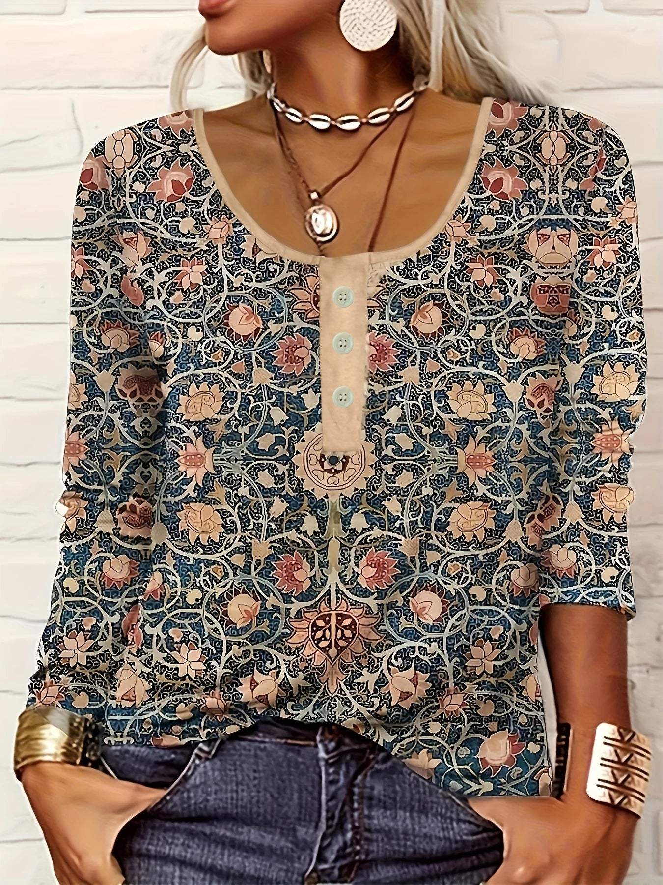 Monica | Stijlvolle boho blouse