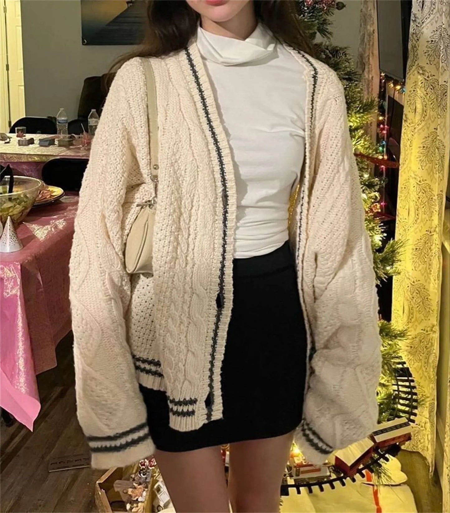 Rafaela | Oversized gebreide vest