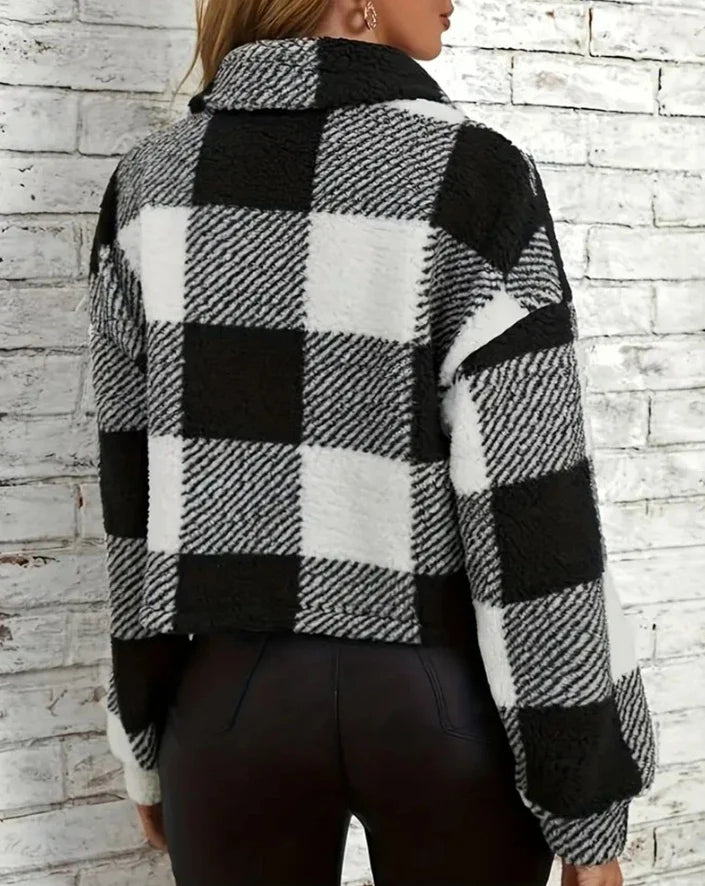 Reese | Trendy jas met zachte stof