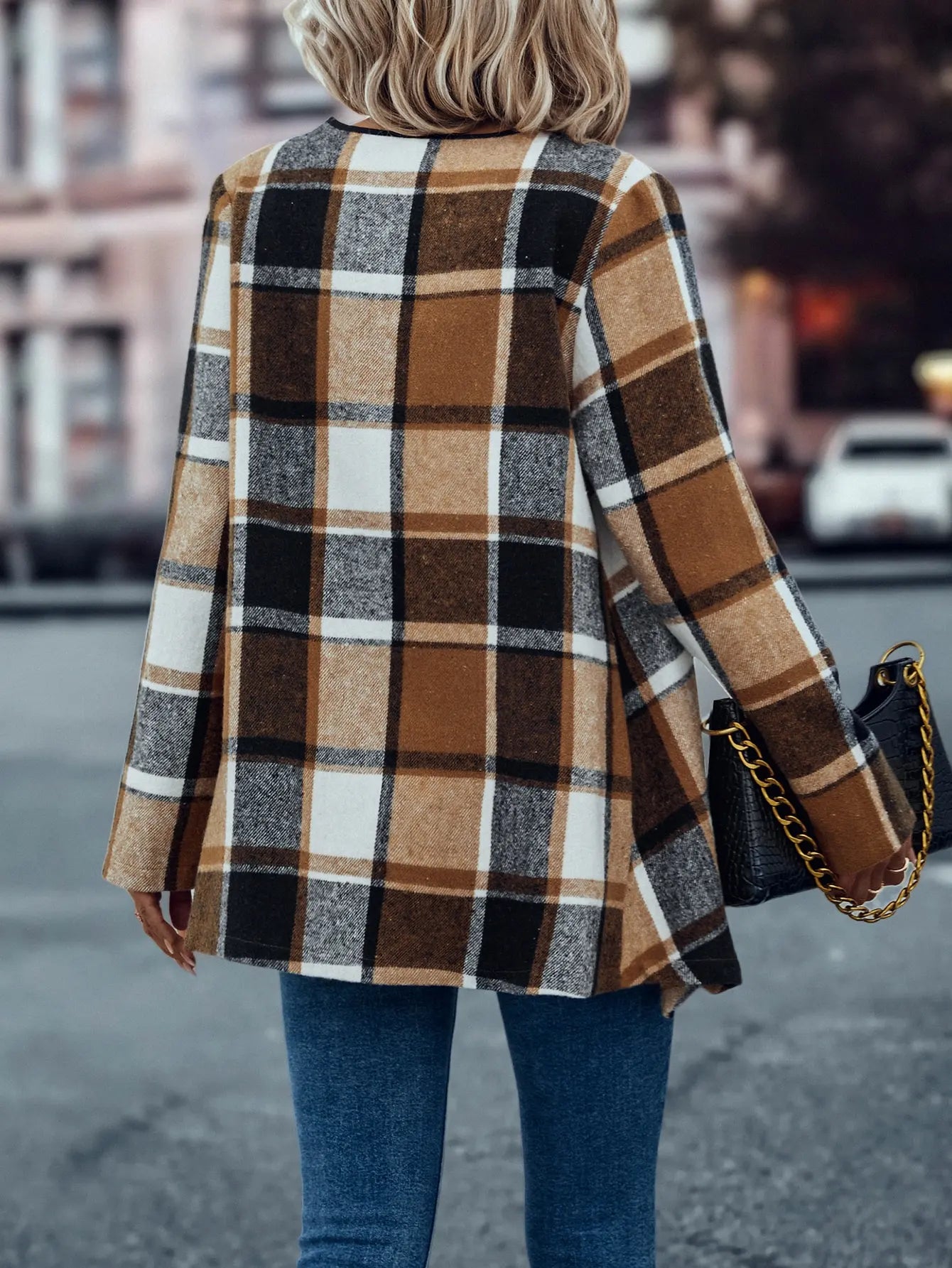 Claudia | Elegante geblokt vest