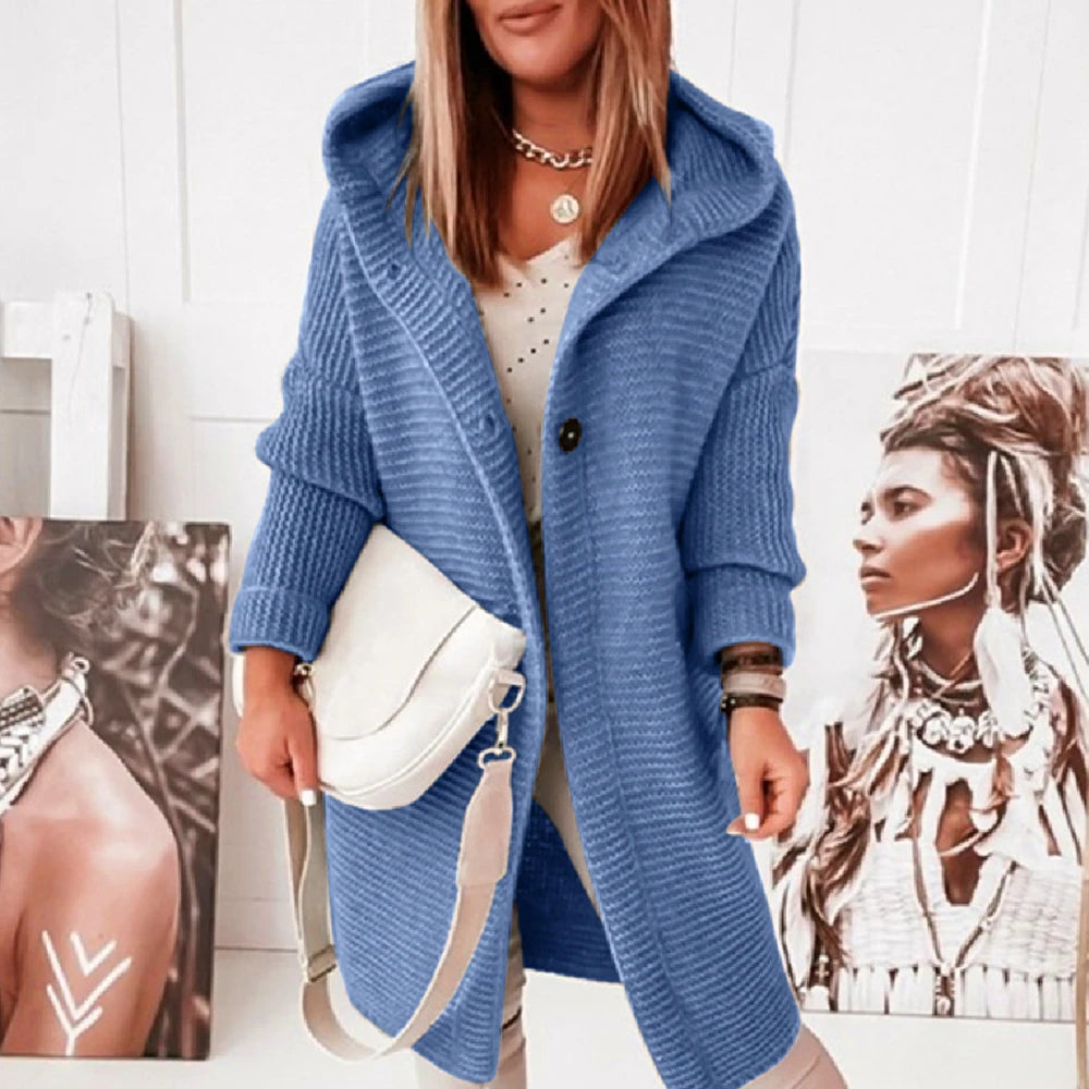 Layla | Lange mouwen met knoopjas voor dames