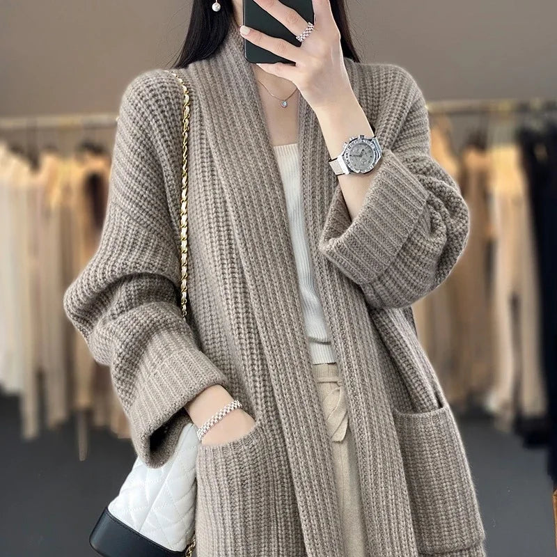 Stella | Elegant warm gebreid vest