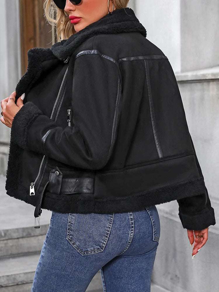 Simone | Warm ruimvallend motorjack