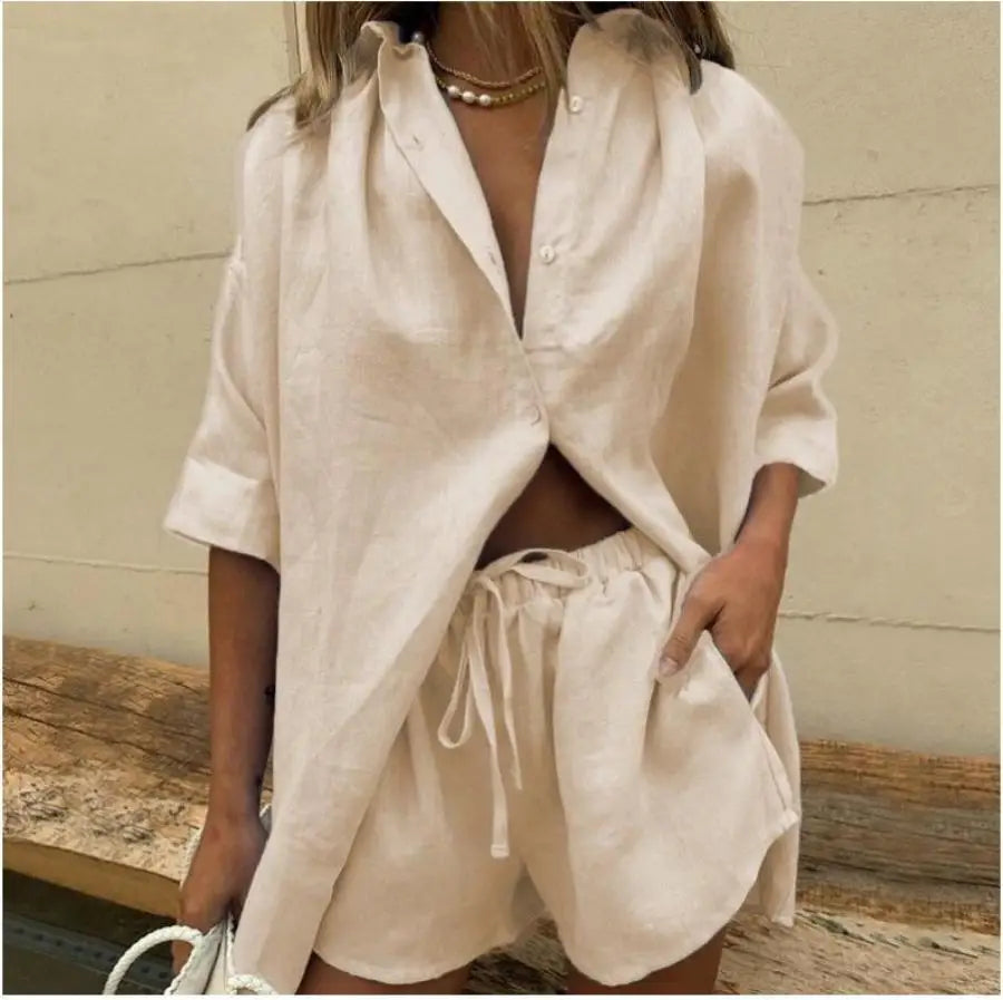 Ellen │ Zachte katoenen pyjama set