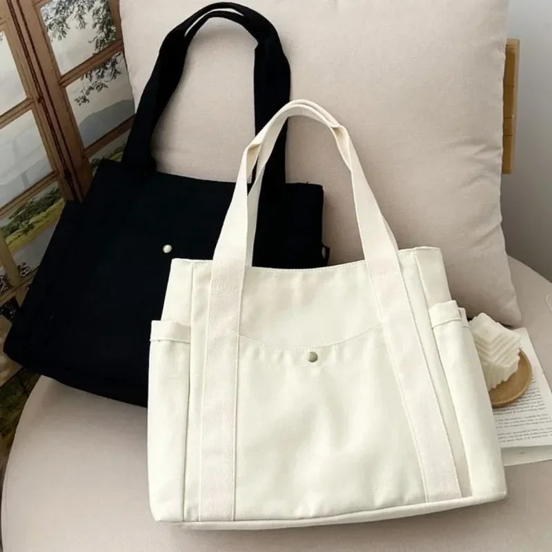 Teresa | Ruime canvas schoudertas