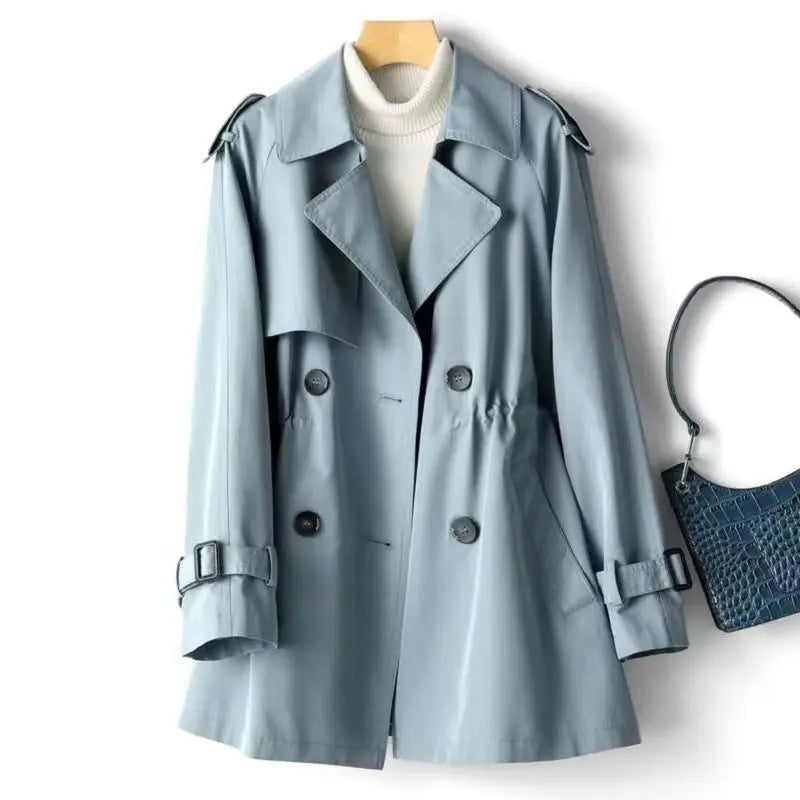 Pia | Elegante korte trenchcoat