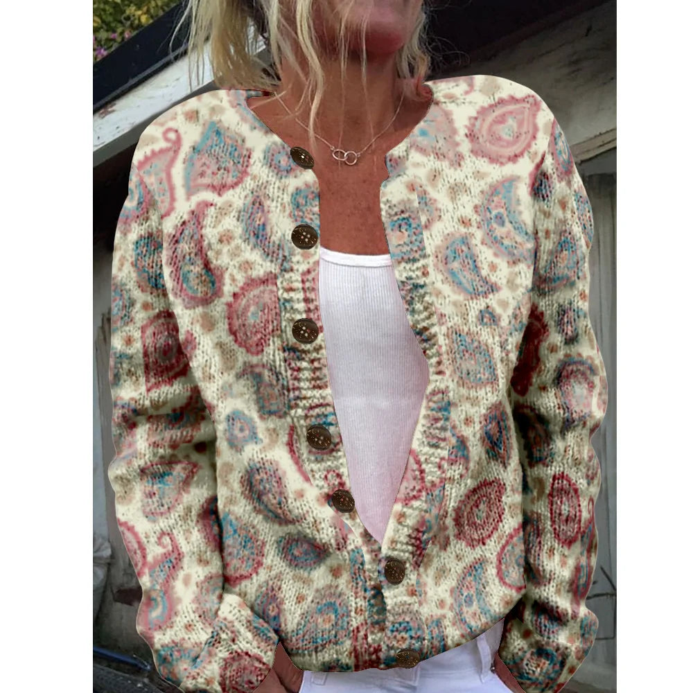 Bernadette | Chique vest met print