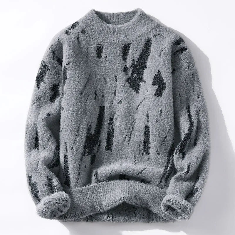 Raf | Zachte trui met artistieke print