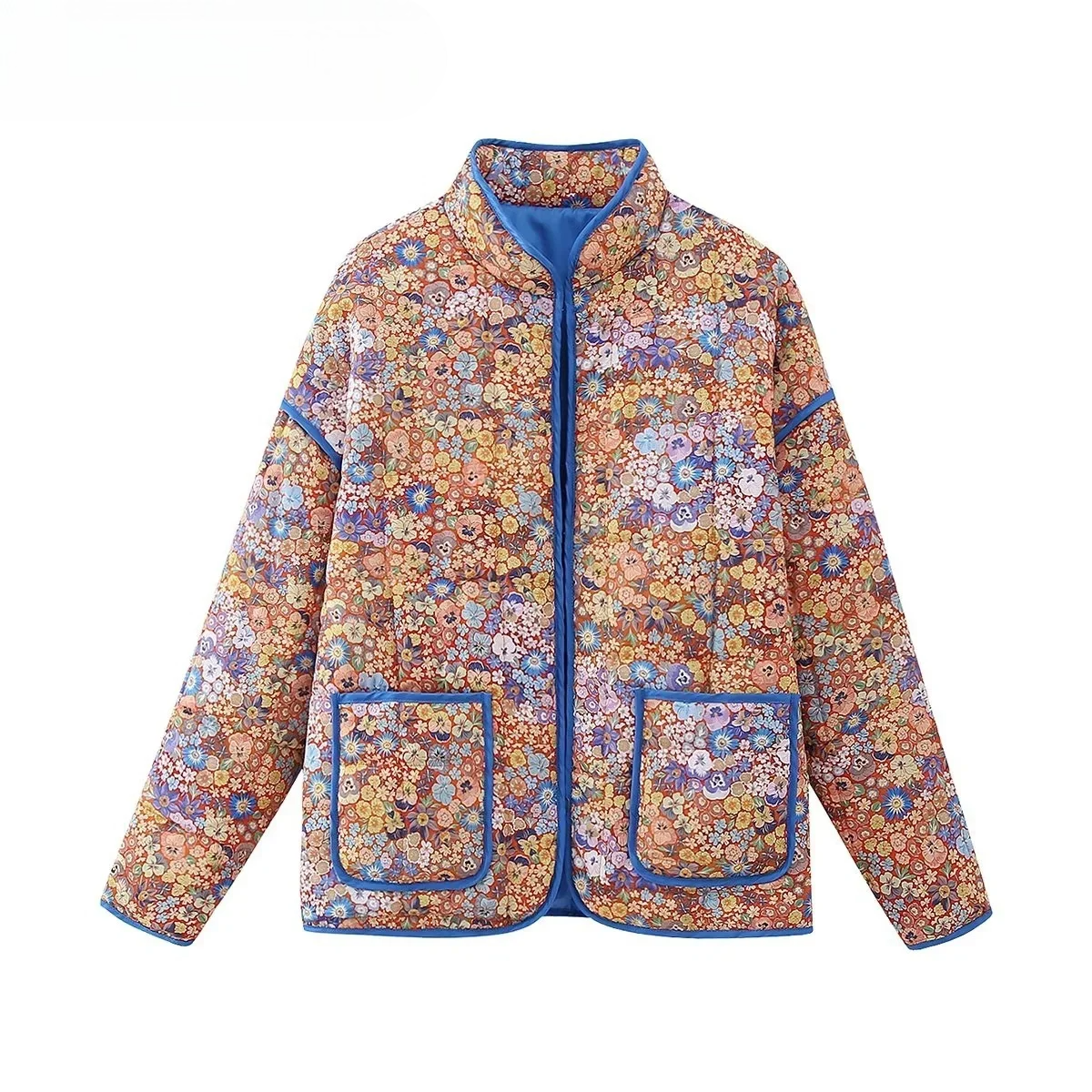 Evelyn | Elegante bloemenprint jas voor dames