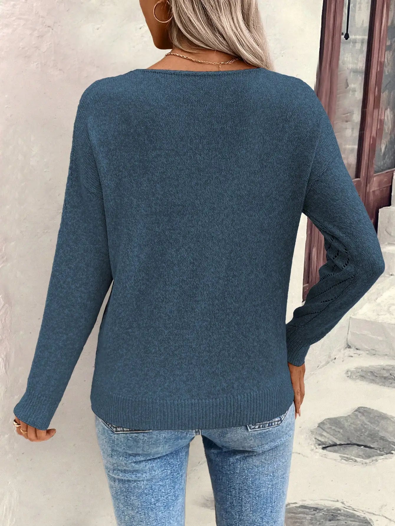 Blythe | Casual trui met V-hals