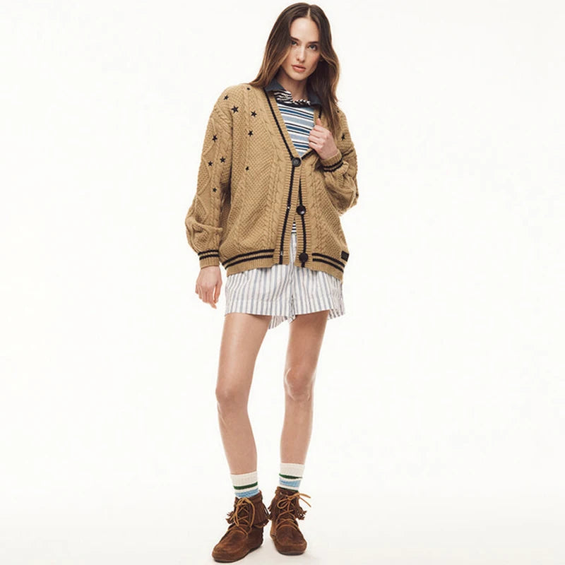 Elvira | Ruime gebreide vest